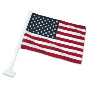 Flag U.S. for car