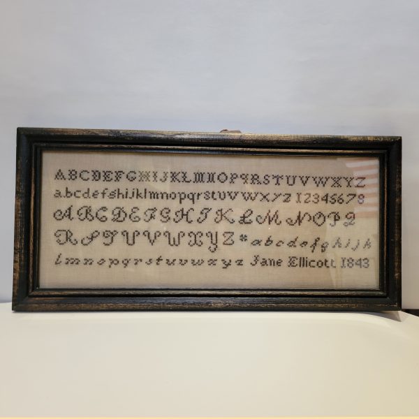 Needlework Jane Ellicott 1843 (consignment)
